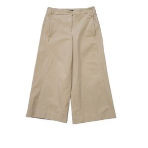 Ann Taylor Wide Leg Petite Trousers Khaki